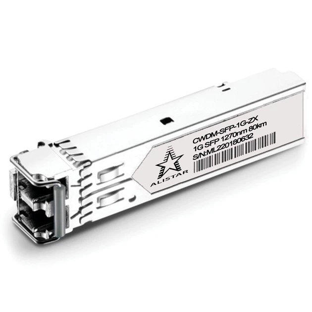Модуль Alistar SFP 1G CWDM LC 80KM TX1270nm - DDM - Фото 2 Модуль Alistar SFP 1G CWDM LC 80KM TX1270nm - DDM - изображение 2
