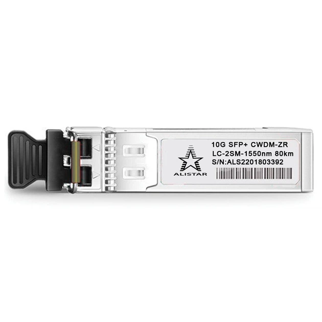 Модуль Alistar SFP+ 10G ZR 2SM CWDM LC 80KM TX1550nm - DDM - изображение 2