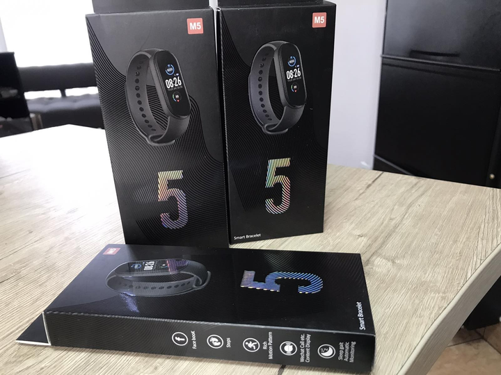 Фитнес - браслет, трекер Smart Band М5 black, Тиск, Пульс, Шагомер ...
