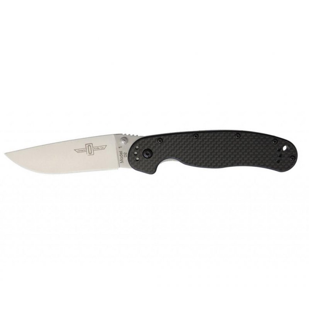 Нож Ontario RAT-1 D2 Carbon (8867CF) - зображення 1