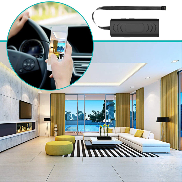 Мини камера WiFi с выносным объективом на шлейфе Vdscam IpCam HD p2p - изображение 4