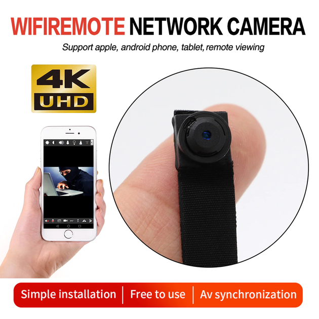 Мини камера WiFi IpCam HD 1080P с выносным объективом на шлейфе и аккумуляторным блоком с возможностью беспрерывной съемки - Фото 5 Мини камера WiFi IpCam HD 1080P с выносным объективом на шлейфе и аккумуляторным блоком с возможностью беспрерывной съемки - изображение 5