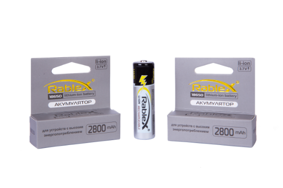 Акумулятор Rablex 2800 mAh Li-ion 3.7V 18650 - зображення 3
