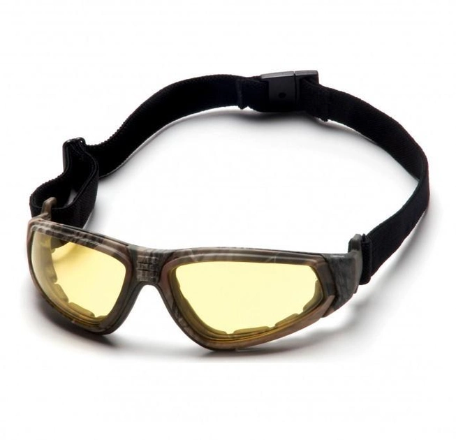Захисні окуляри з ущільнювачем Pyramex XSG (amber) жовті - зображення 2
