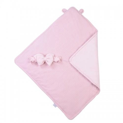 Конверт-ковдра для новонароджених Baby Veres Fleece pink 80х80 см