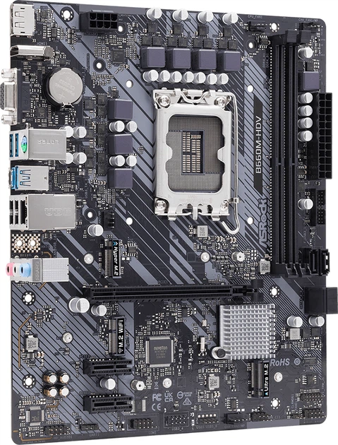 Материнська плата ASRock B660M-HDV (s1700, Intel B660, PCI-Ex16) - Фото 3 Материнська плата ASRock B660M-HDV (s1700, Intel B660, PCI-Ex16) - зображення 3