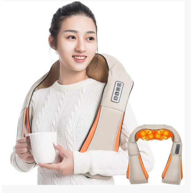 Роликовый массажер для шеи и плеч Massager of Neck Kneading пульт управления - изображение 6