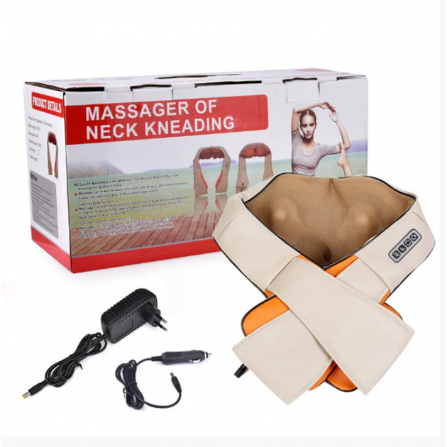 Роликовый массажер для шеи и плеч Massager of Neck Kneading пульт управления - изображение 8