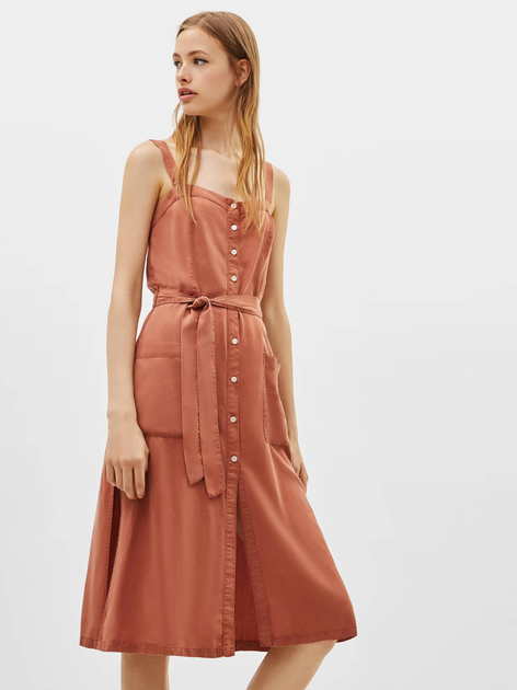Сарафан жіночий Bershka XAZ282328OACJ M Блідо-цегляний від Rozetka на платформі USKIDKA Акція на Сарафан жіночий Bershka XAZ282328OACJ M Блідо-цегляний від Rozetka