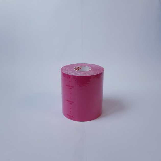 Кинезио тейп Kinesiology Tape 7,5см х 5м розовый - изображение 1