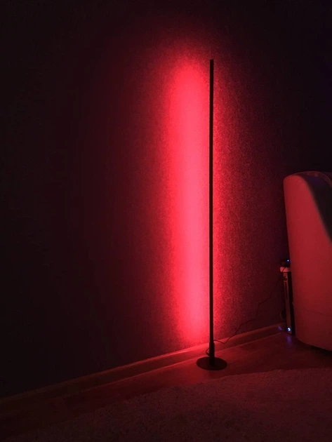 Підлоговий LED торшер Le Bloom із сенсорним пультом та регульованою яскравістю 36 Вт 200 см Білий - зображення 10