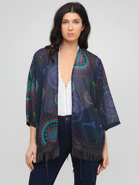 Летний кардиган Desigual 49E2009 One size (41616Onesize) Синий 