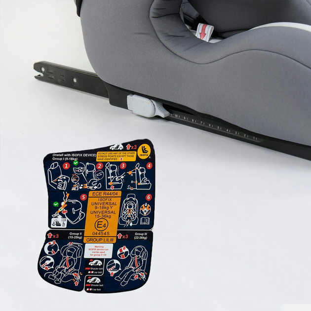 Детское Автокресло Универсальное JOY ISOFIX от 9 до 36 кг Голубой - Фото 6 Детское Автокресло Универсальное JOY ISOFIX от 9 до 36 кг Голубой - изображение 6