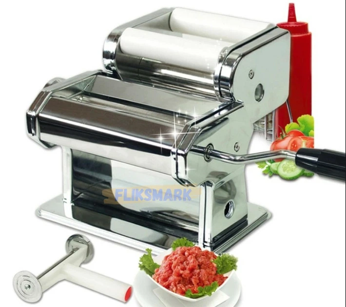 Лапшерезка ручная Maestro МR 1679-R тестораскатка (паста машина) с