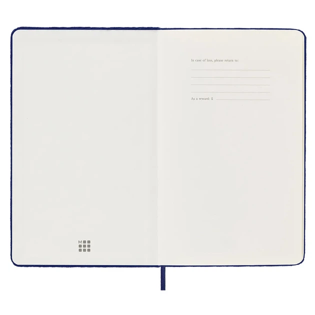 Записник Moleskine Velvet середній лінія фіолетовий+бокс 8056598851281 - изображение 3