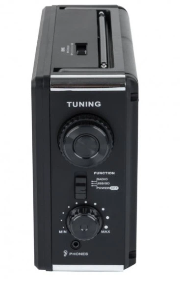 Аккумуляторный портативный всеволновой радиоприёмник Golon RX-98 USB/SD/FM Black - изображение 2