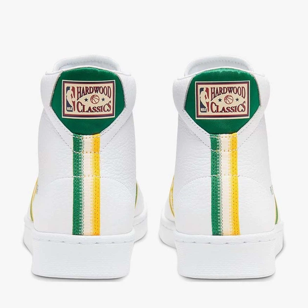 Sneakersy męskie wysokie Converse Pro Leather Mid 167061C 42 26.5 cm Białe (888757766451) - obraz 4