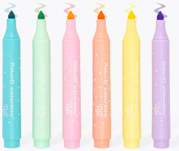 Маркеры пастельные Pelikan Colorella Pastel Jumbo 6 цветов (818063) - Фото 2 Маркеры пастельные Pelikan Colorella Pastel Jumbo 6 цветов (818063) - изображение 2