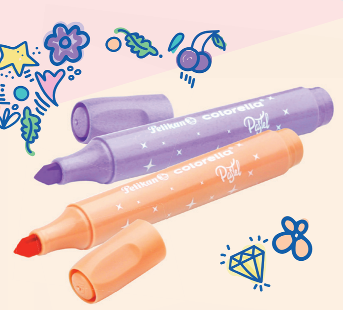 Маркеры пастельные Pelikan Colorella Pastel Jumbo 6 цветов (818063) - Фото 3 Маркеры пастельные Pelikan Colorella Pastel Jumbo 6 цветов (818063) - изображение 3