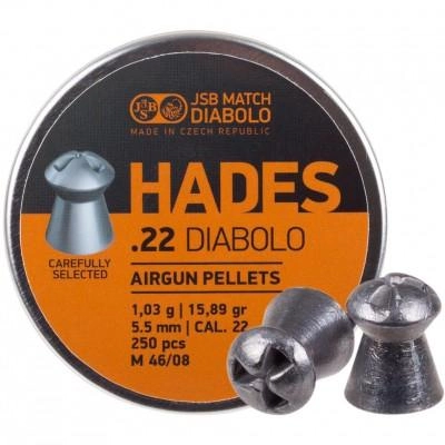Пульки JSB Hades 5,5 мм 250 шт/уп (546290-250) - зображення 1