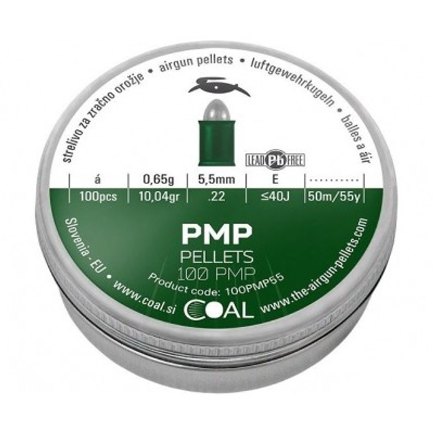 Пульки Coal PMP 5,5 мм 100 шт/уп (100PMP55) - зображення 1