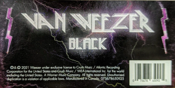 Виниловая пластинка Weezer - Van Weezer 2021 (075678650925, Black) Crush Music//EU Mint (art.240437) - изображение 2
