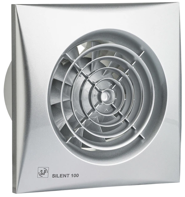 Вытяжной вентилятор SOLER&PALAU SILENT-100 CHZ SILVER с датчиком влажности - изображение 3