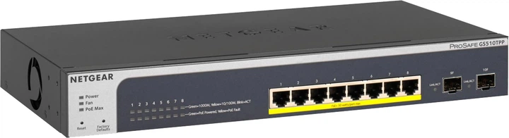 Przełącznik Netgear GS510TPP (GS510TPP-100EUS) - obraz 2