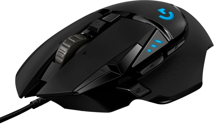 Мышь Logitech G502 Gaming Mouse HERO High Performance Black (910-005470) - изображение 1