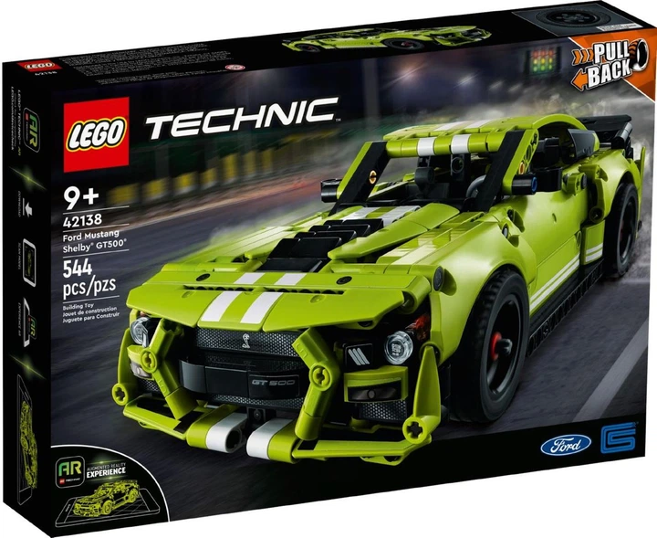 稼働■正規品【MTM】QZ スペシャルOPS 330FT ラウンド 黒文字盤 Lego Technic Ford Mustang Shelby® GT500® 42138 – игрушки с