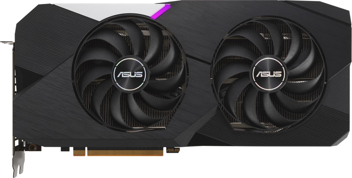 Asus PCI-Ex Radeon RX 6700 XT Dual OC Edition 12GB GDDR6 (192bit) (2474/16000) (HDMI, 3 x DisplayPort) (DUAL-RX6700XT-O12G) - зображення 1