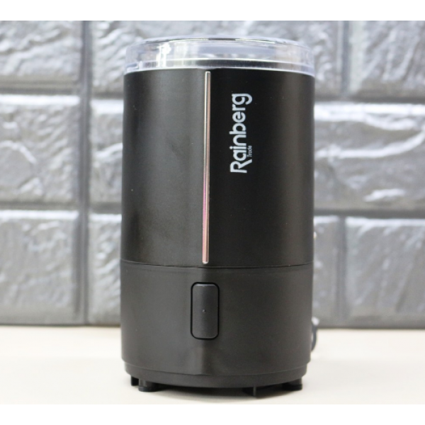 Кофемолка измельчитель Rainberg Original RB-302 Plus электрическая роторная 300W Black - изображение 5