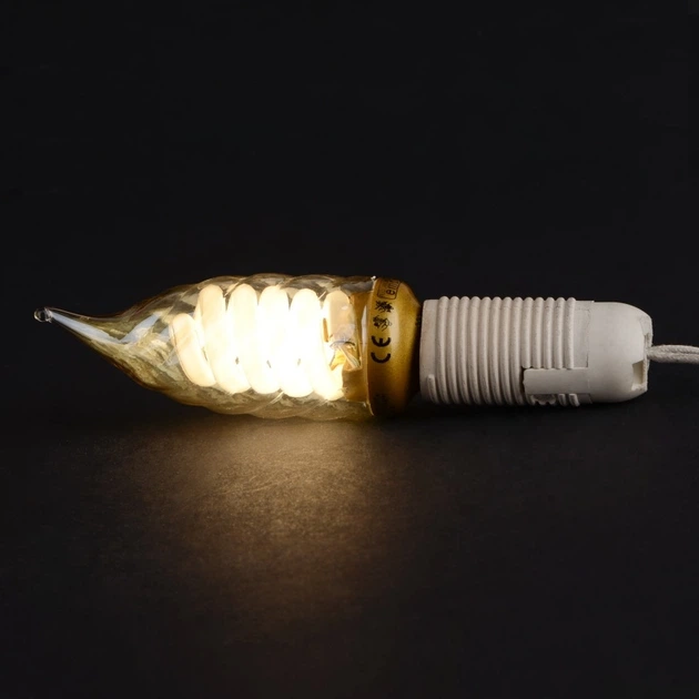 Лампа енергозберігаюча свічка E14 S 11/840 CANDLE-c Brille L30-057 - зображення 3