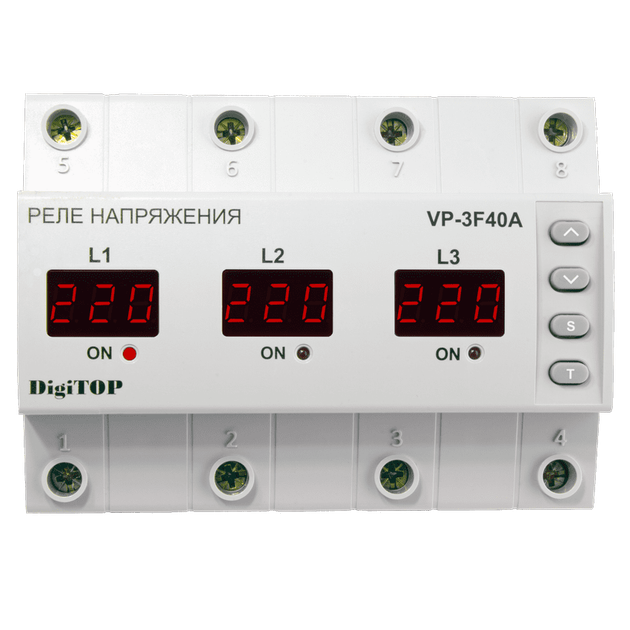 Реле напряжения DigiTOP VP-3F40A - изображение 2