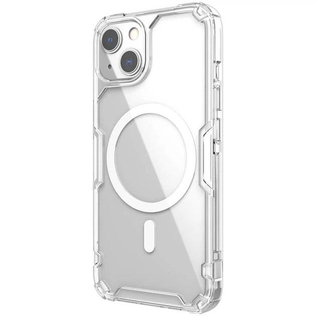 TPU чехол Nillkin Nature Pro Magnetic для Apple iPhone 15 (6.1") Бесцветный (прозрачный) - изображение 4