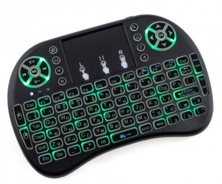 Клавіатура KEYBOARD wireless i8 з підсвічуванням ART-4467 - зображення 1