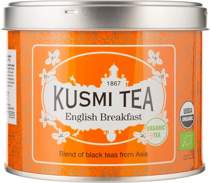Акція на Чай чорний Kusmi Tea English Breakfast органічний 100 г від Rozetka