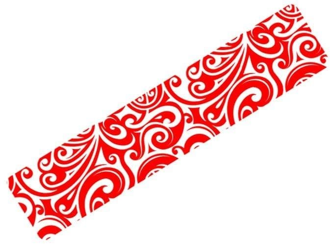 Кінезіо тейп BBTape 5 см х 5 м червоний тату - изображение 2