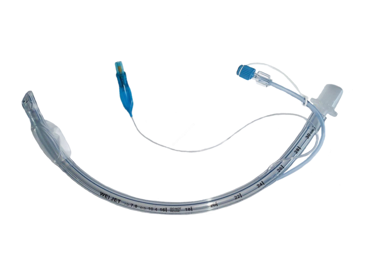 Трубка эндотрахеальная с манжетой и кислородным портом Medicare 8,0мм - изображение 1