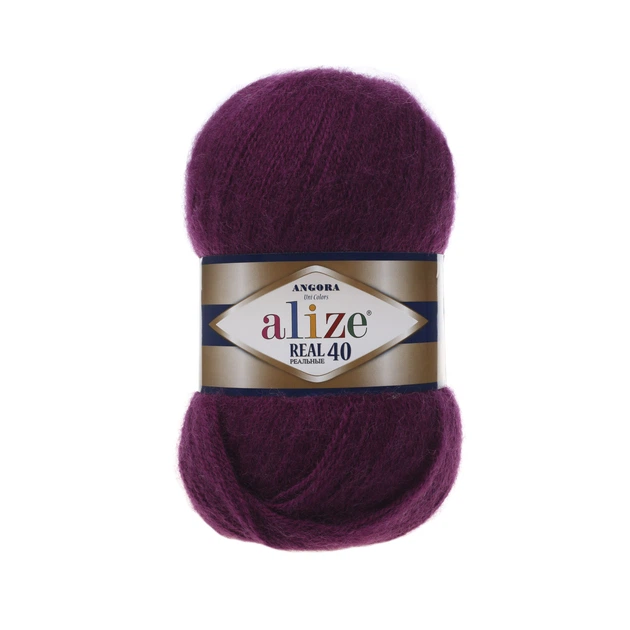 Пряжа Alize Angora Real 40 цвет 50 - Фото 2 Пряжа Alize Angora Real 40 цвет 50 - изображение 2