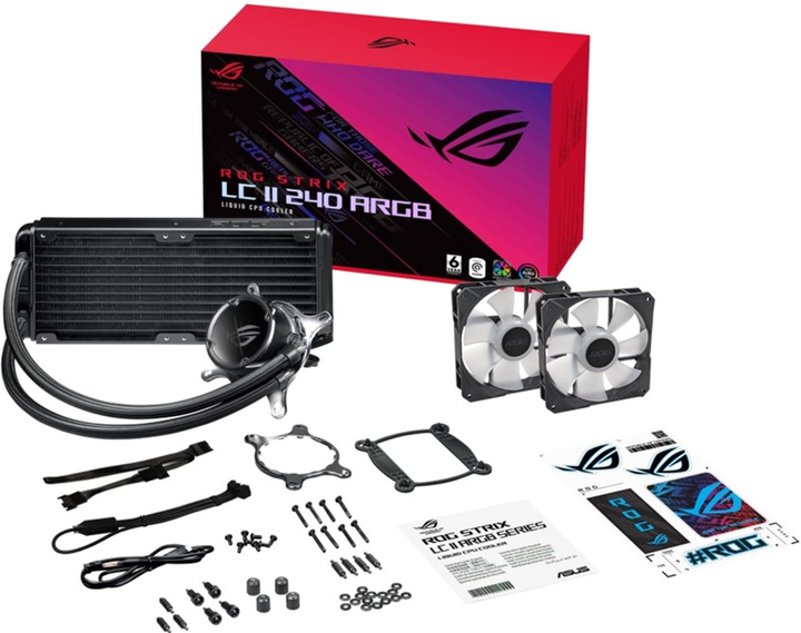 Система жидкостного охлаждения Asus ROG Strix LC II 240 ARGB (90RC00E1-M0UAY0) - изображение 5
