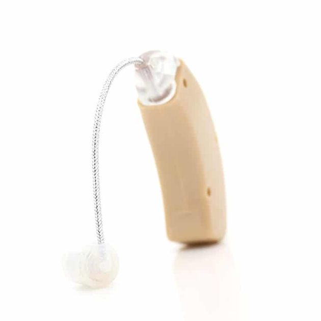 Универсальный слуховой аппарат Medica-Plus sound control 12.0 Цифровой заушный усилитель с регулятором громкости Original Бежевый - изображение 2