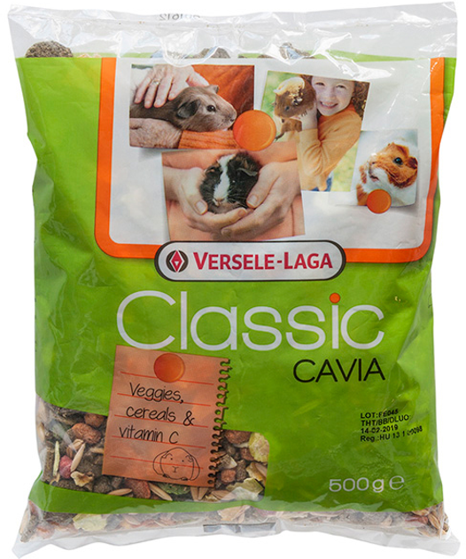 Упаковка корма для морских свинок Versele-Laga Classic Cavia 0.5 кг 3 ...