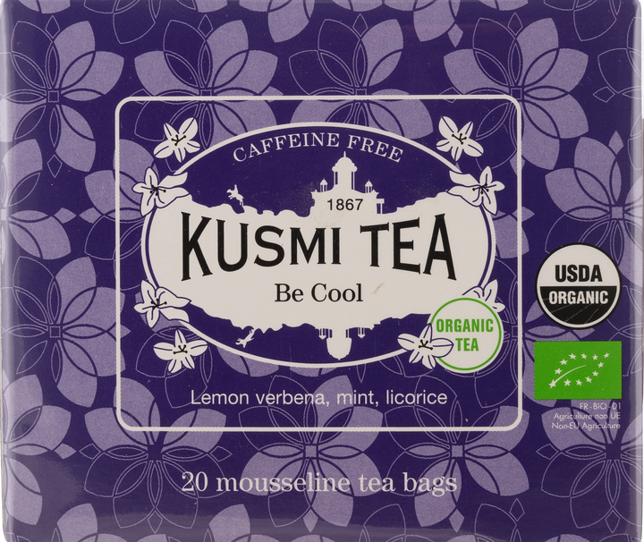 Акция на Чай трав'яний Kusmi Tea Be Cool органічний 20 пакетиків х 2 г от Rozetka