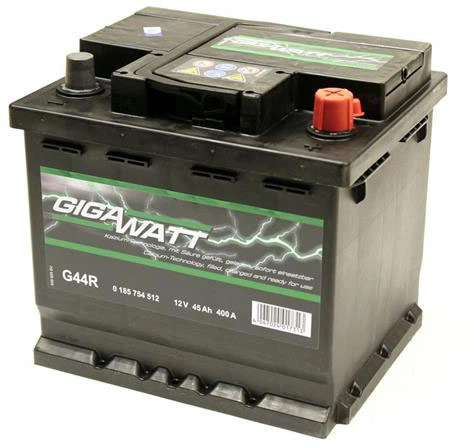 Автомобильный аккумулятор Gigawatt 45 Ah (-/+) (GW 0185754512) - изображение 2