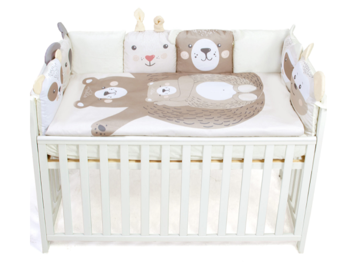 Постельный комплект в кроватку Baby Veres Zoo beige 6 единиц 216.23 - Фото 3 Постельный комплект в кроватку Baby Veres Zoo beige 6 единиц 216.23 - изображение 3