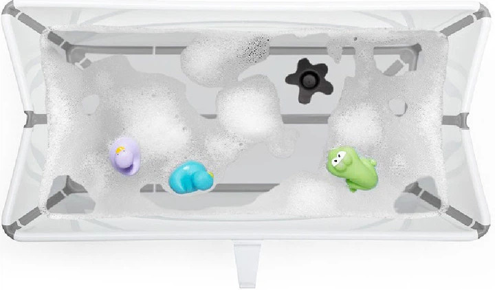 Набор Stokke Flexi Bath Складная ванночка и адаптер Белая (531501) - Фото 2 Набор Stokke Flexi Bath Складная ванночка и адаптер Белая (531501) - изображение 2