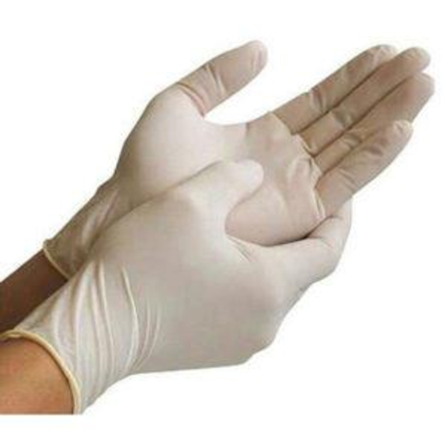 Перчатки Safe Touch E Series Medicom латексные опудренные белые размер M 100 штук - изображение 1
