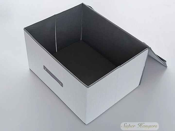 Коробка для зберігання BS SG50 50×40×30 см сірого кольору - зображення 3