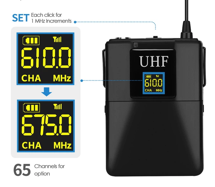 Петличний мікрофон бездротовий камери телефону, планшета Alitek WM-10 (48224) - зображення 4